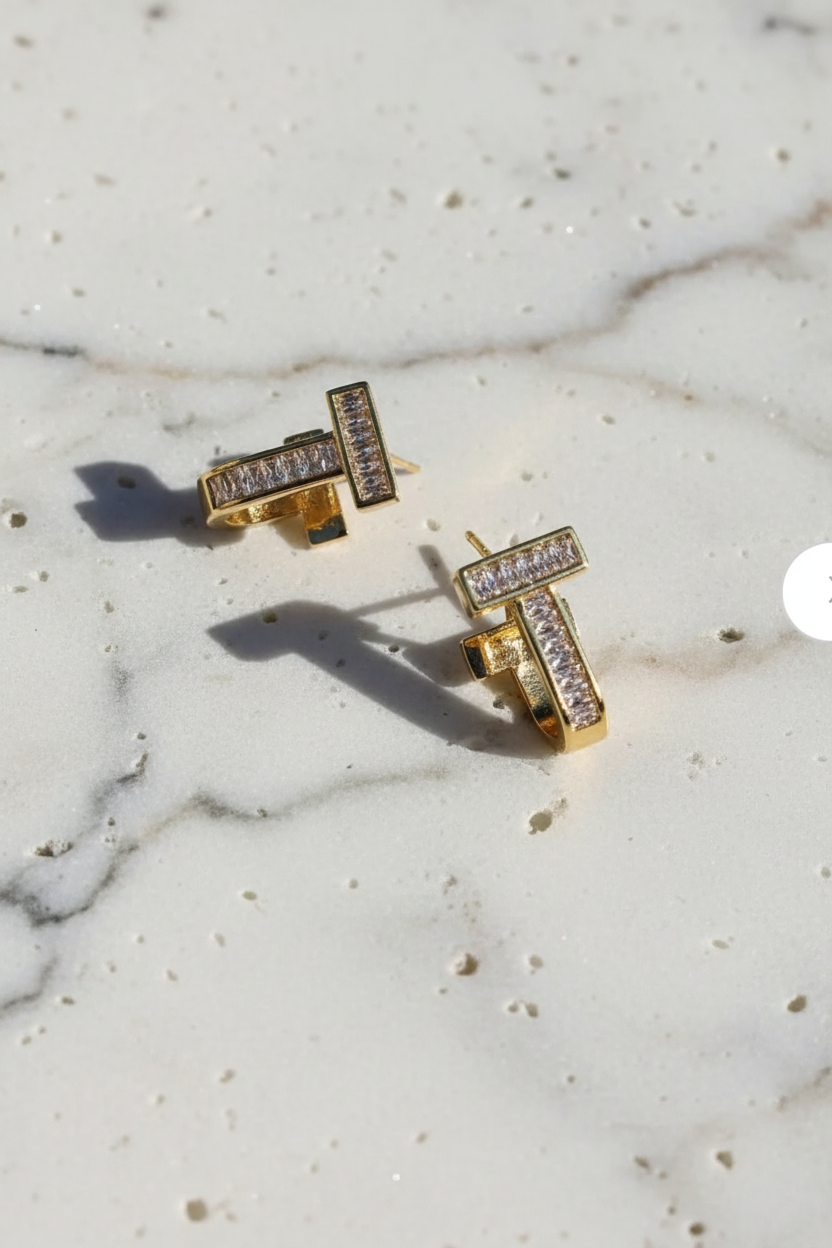 Luxe T-Line Studs