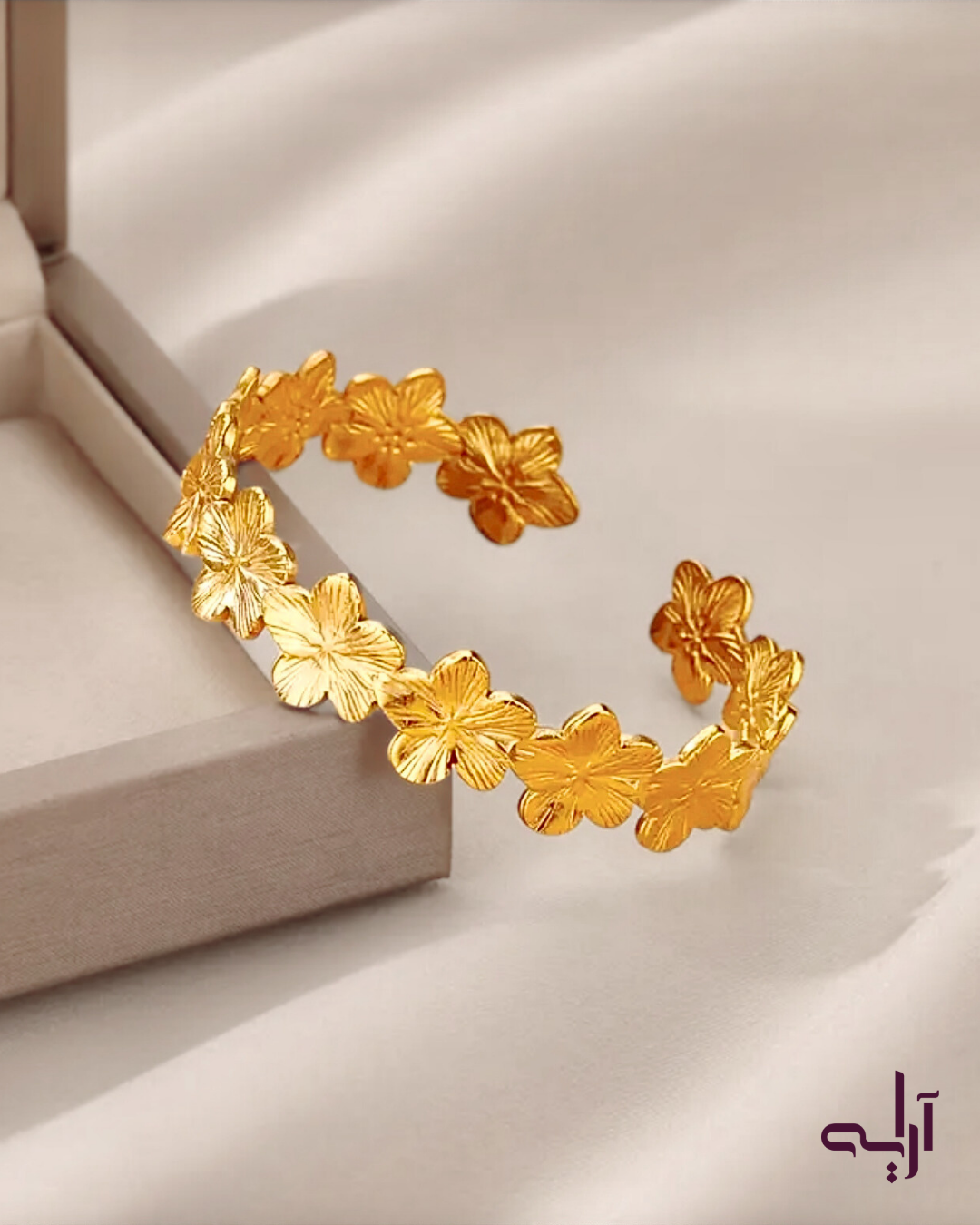 Golden Blossom Cuff
