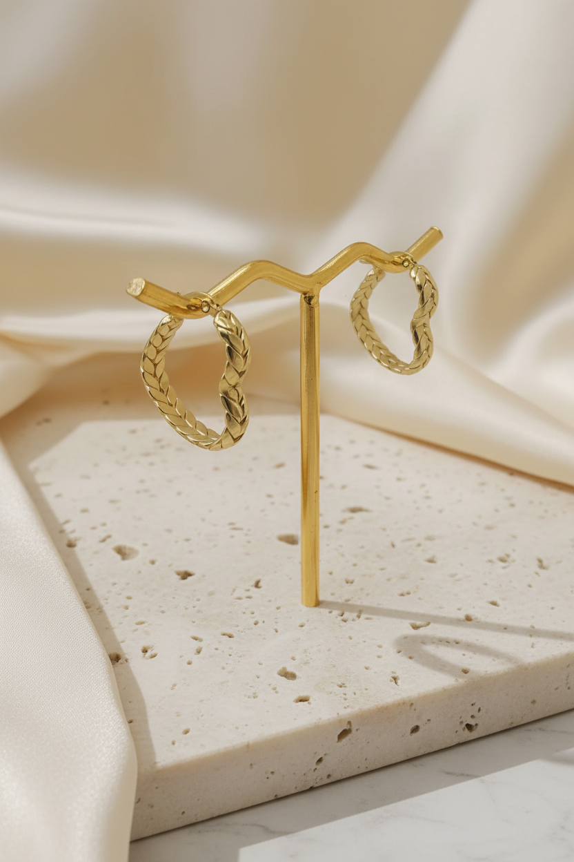 Velora H-Twist Hoops