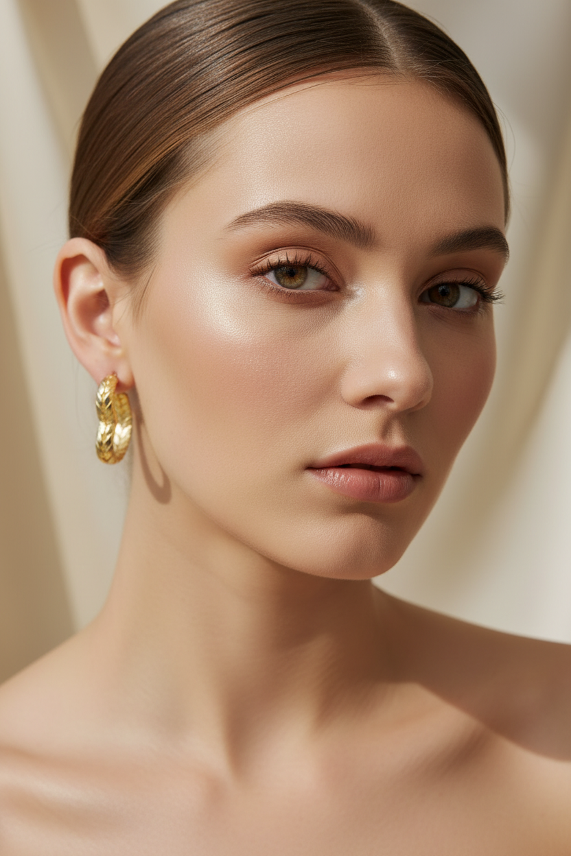 Velora H-Twist Hoops