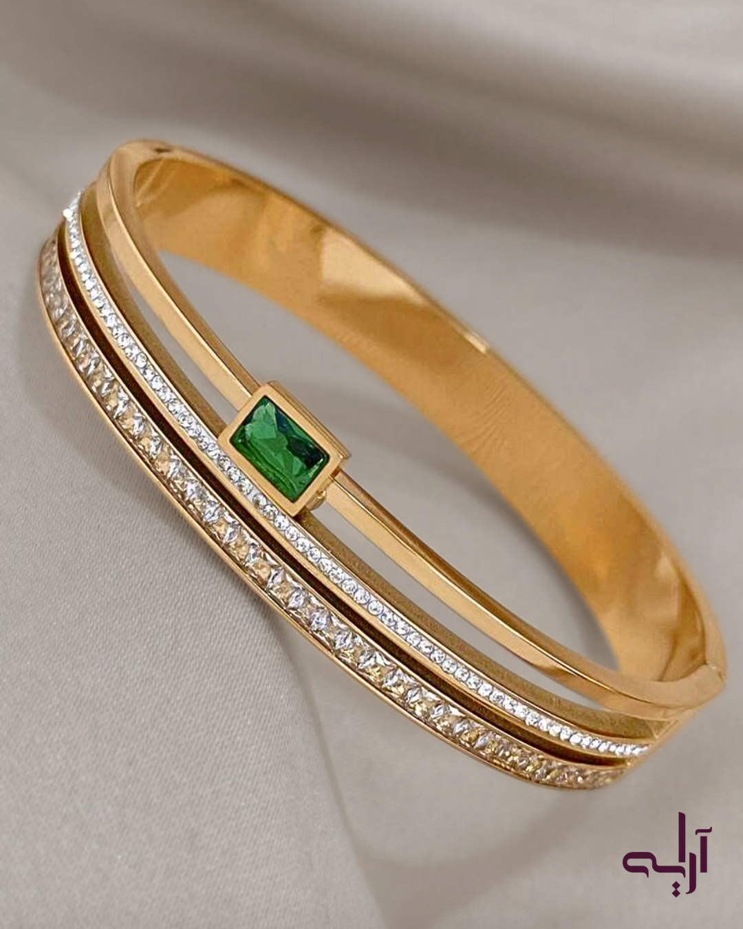 Emerald Elegance Bangle