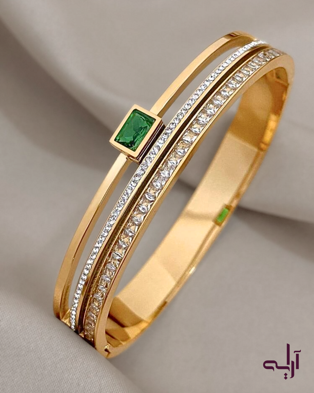 Emerald Elegance Bangle