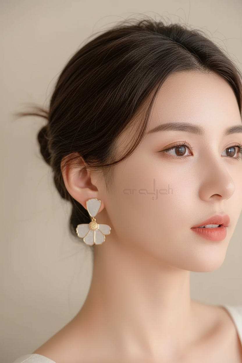 Blanc Bloom Earrings