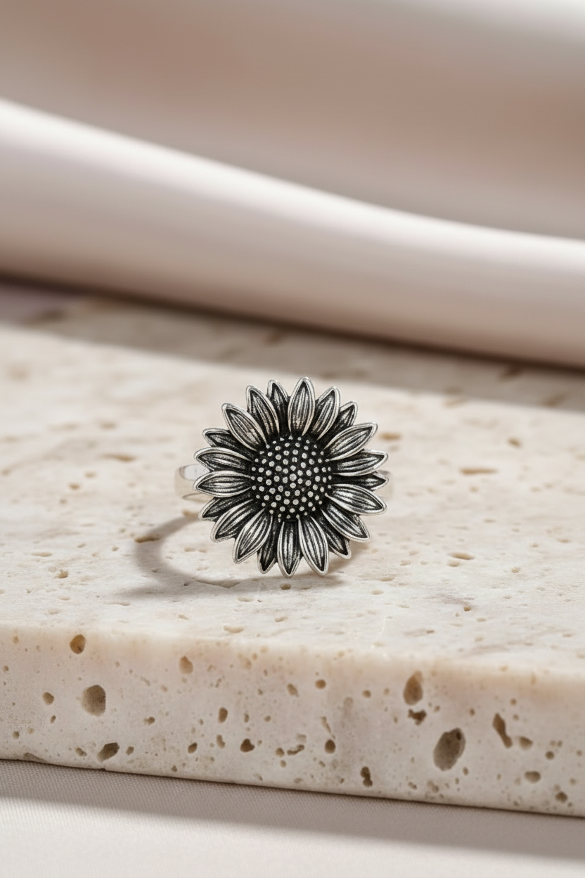 Sunflower Retro ring