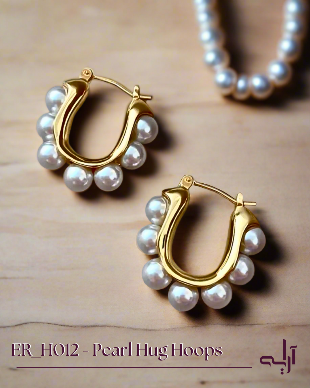 Pearl Hug Hoops