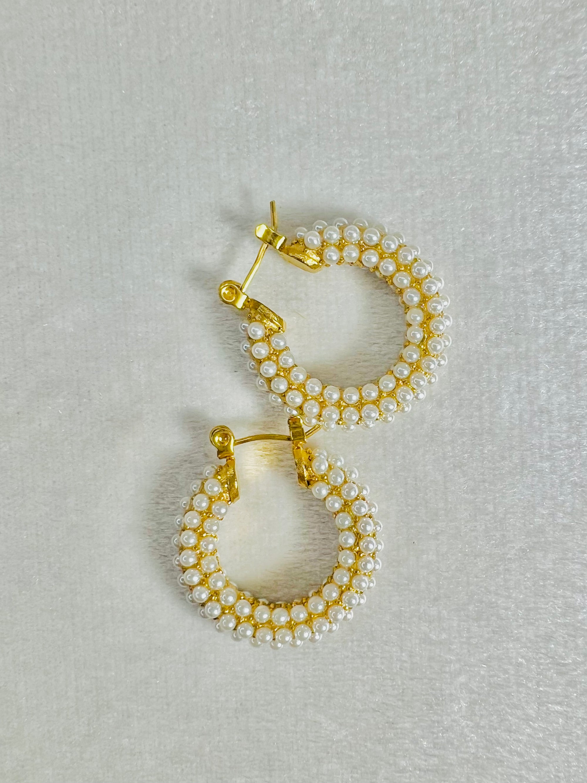 Pearl Cascade Hoops