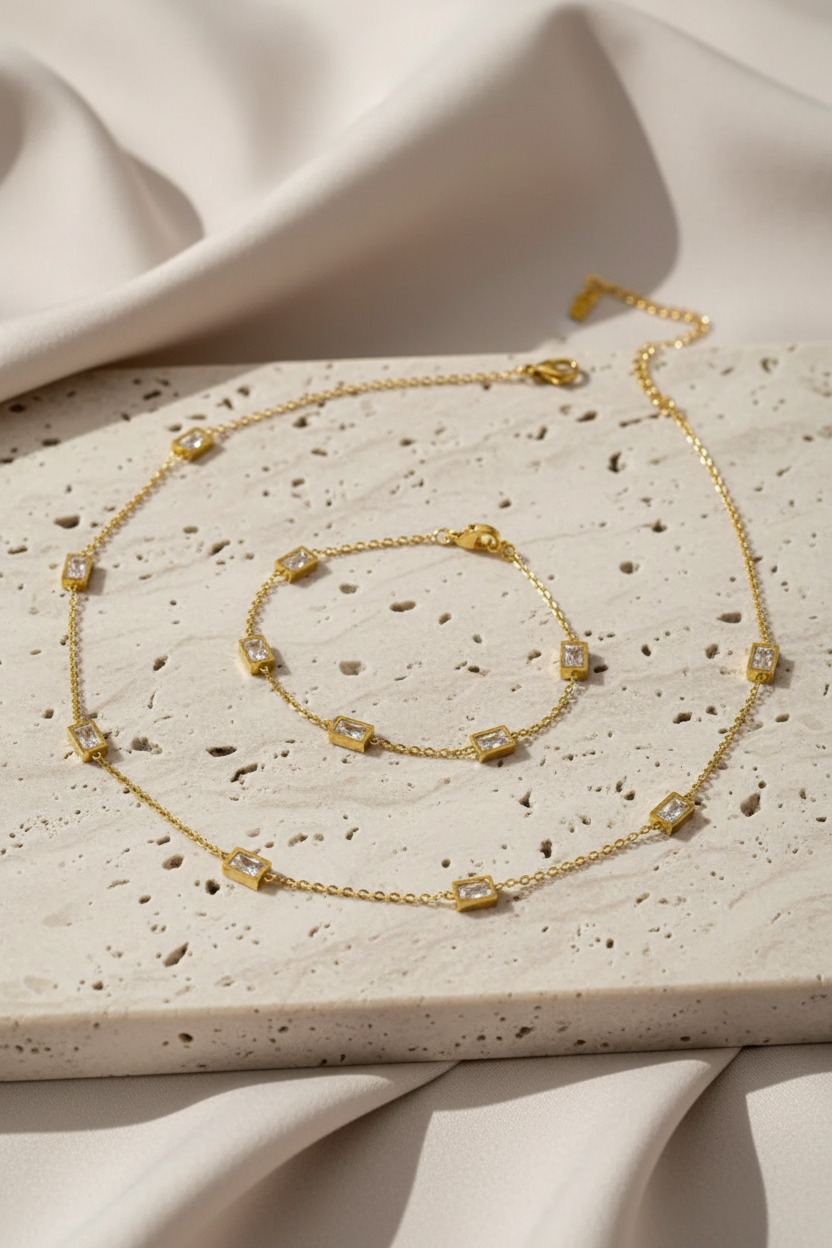 Gilded Rectangle Set