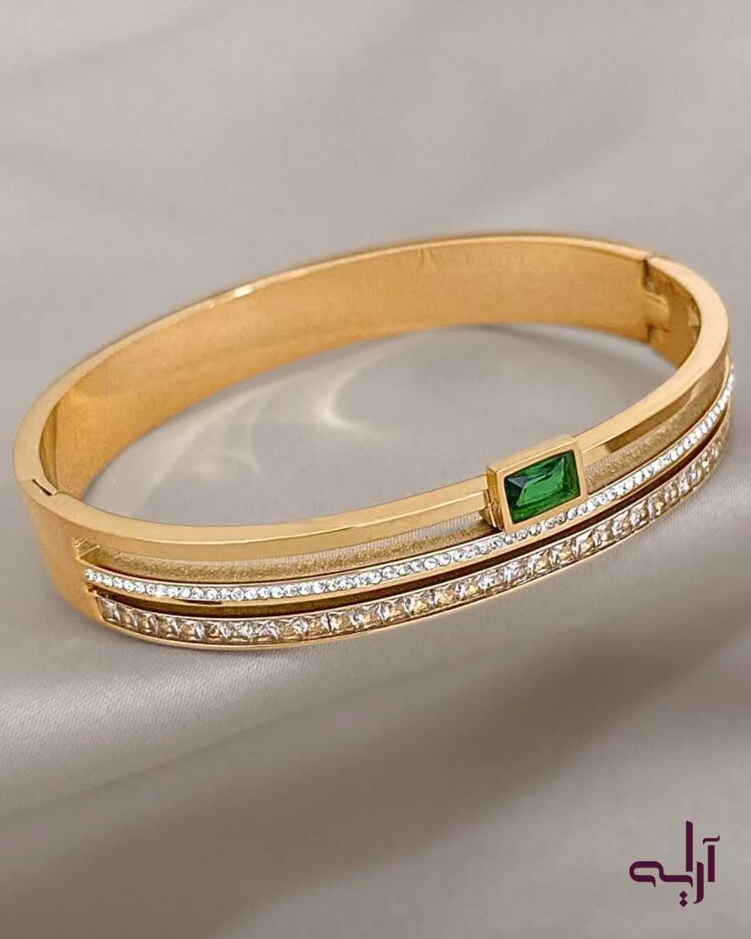 Emerald Elegance Bangle