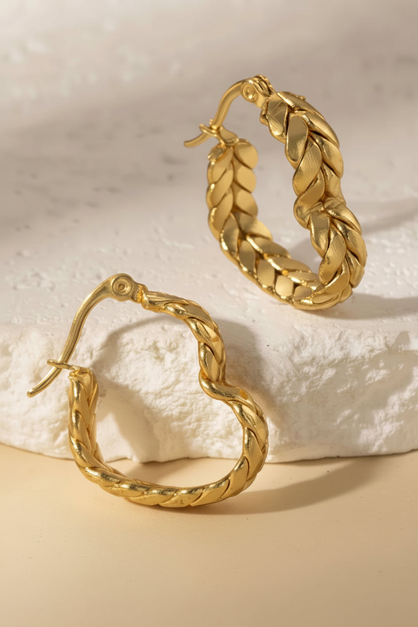 Velora H-Twist Hoops
