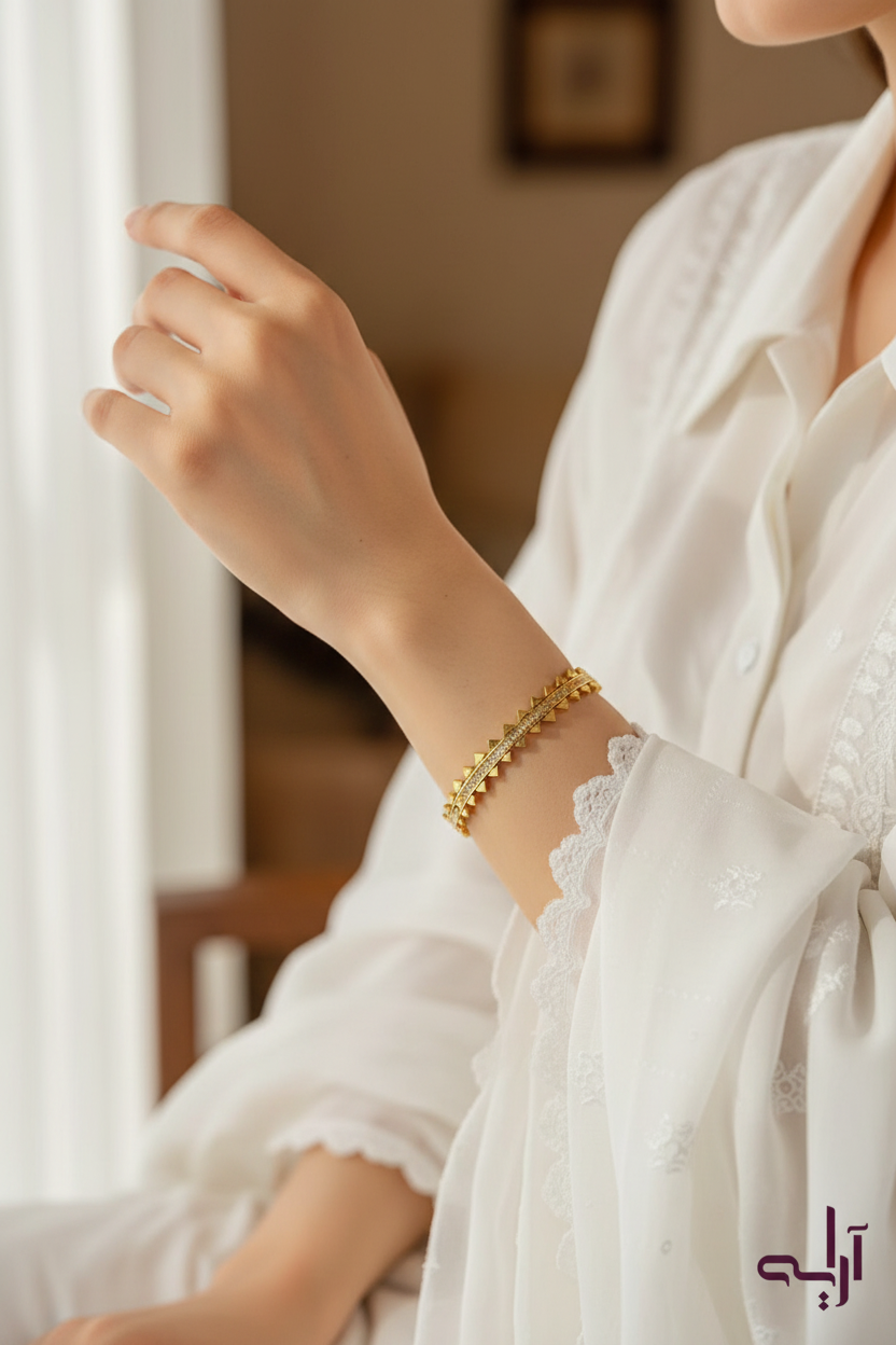 Golden Crown Cuff