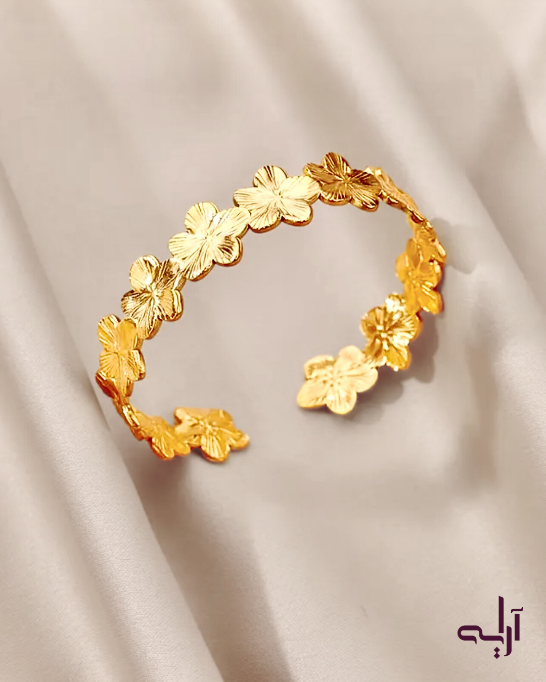 Golden Blossom Cuff