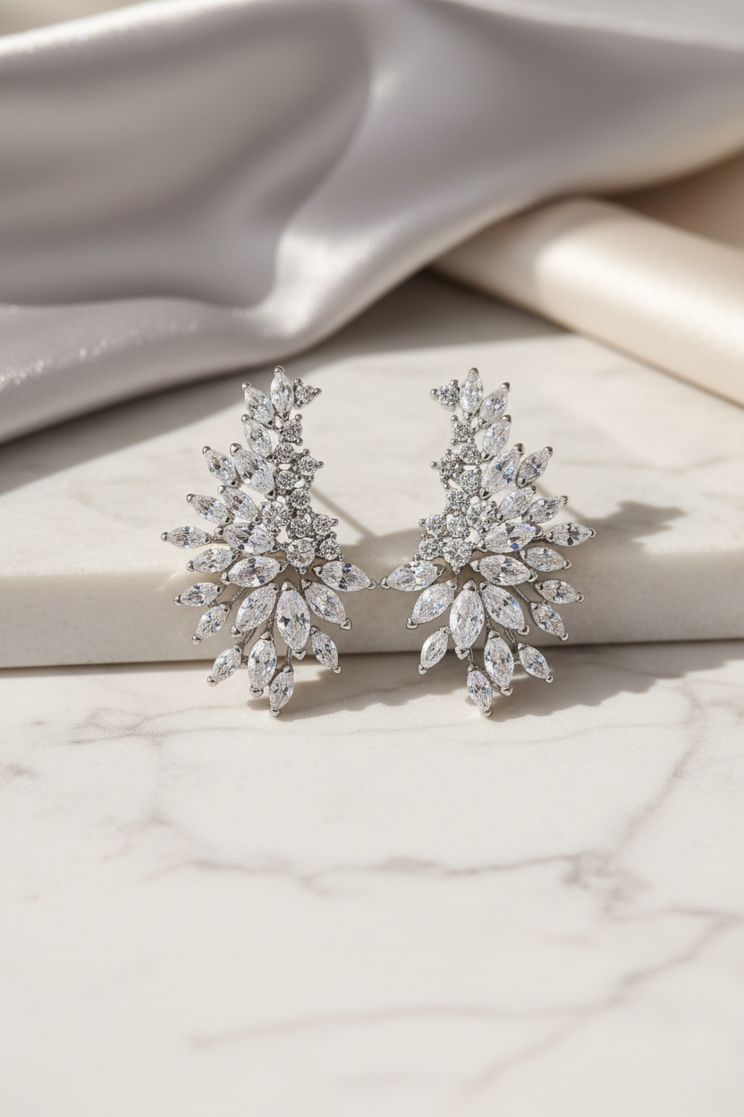 Luxe Crown Studs