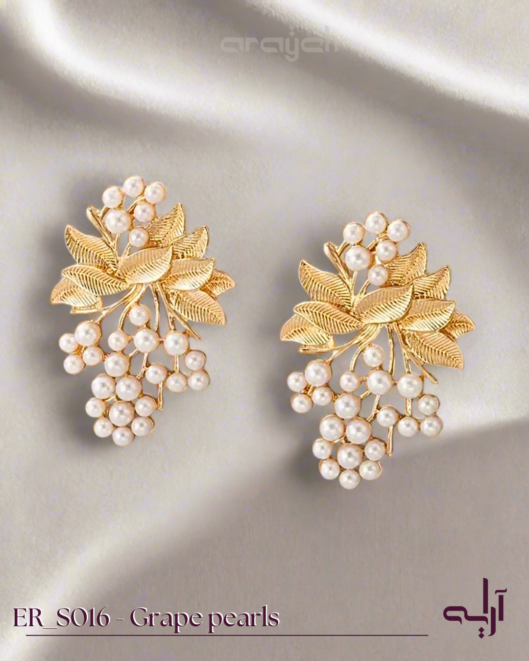 Golden Grapes Pearls