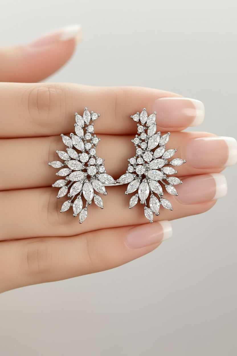 Luxe Crown Studs