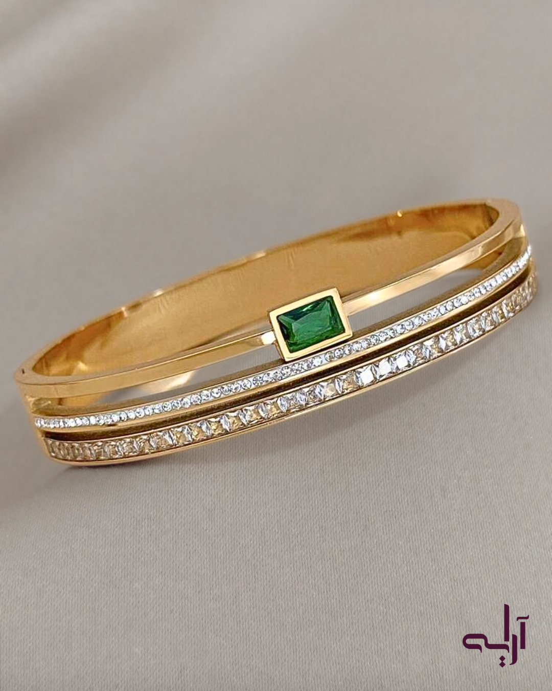 Emerald Elegance Bangle