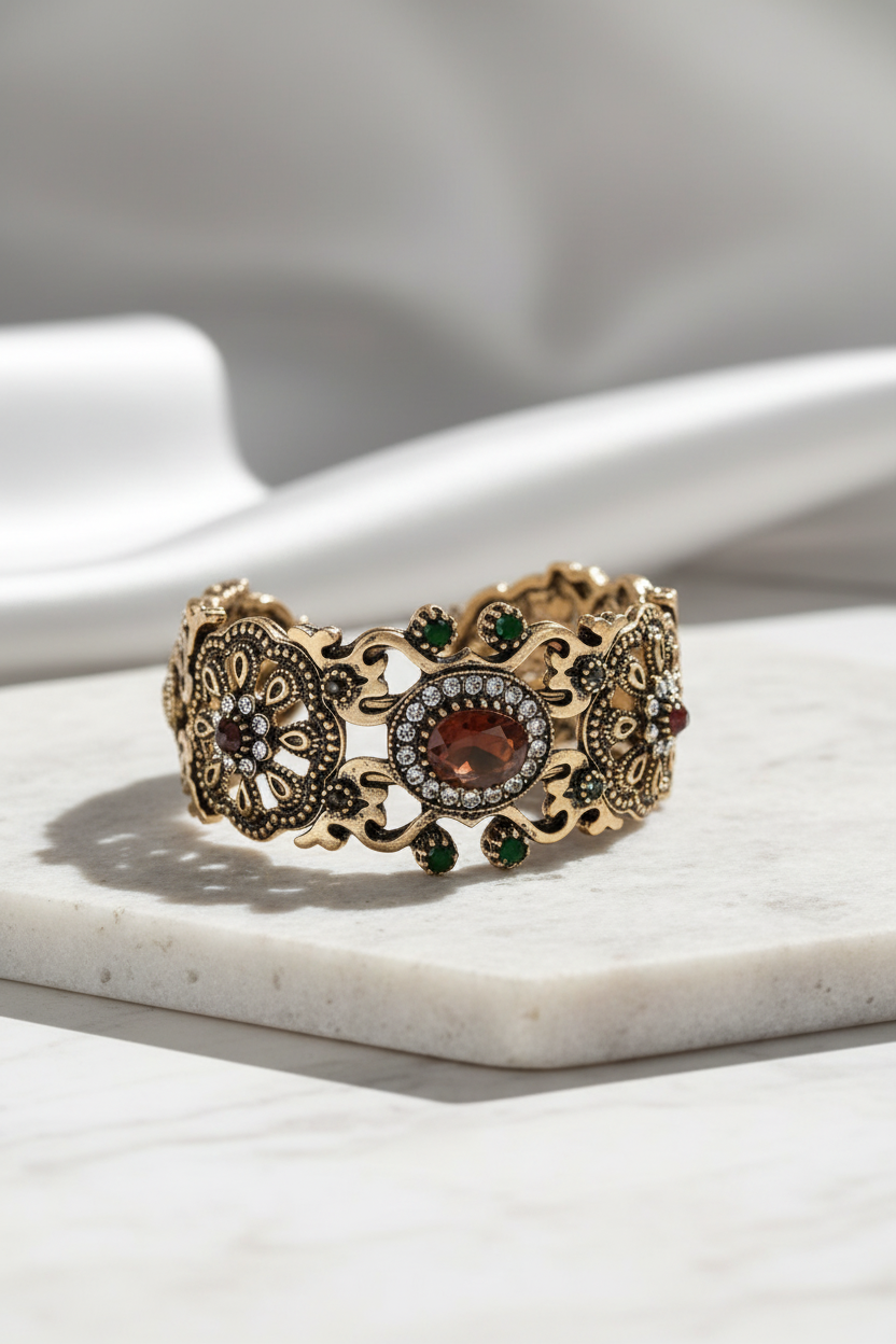 Vintage Ruby Bracelet