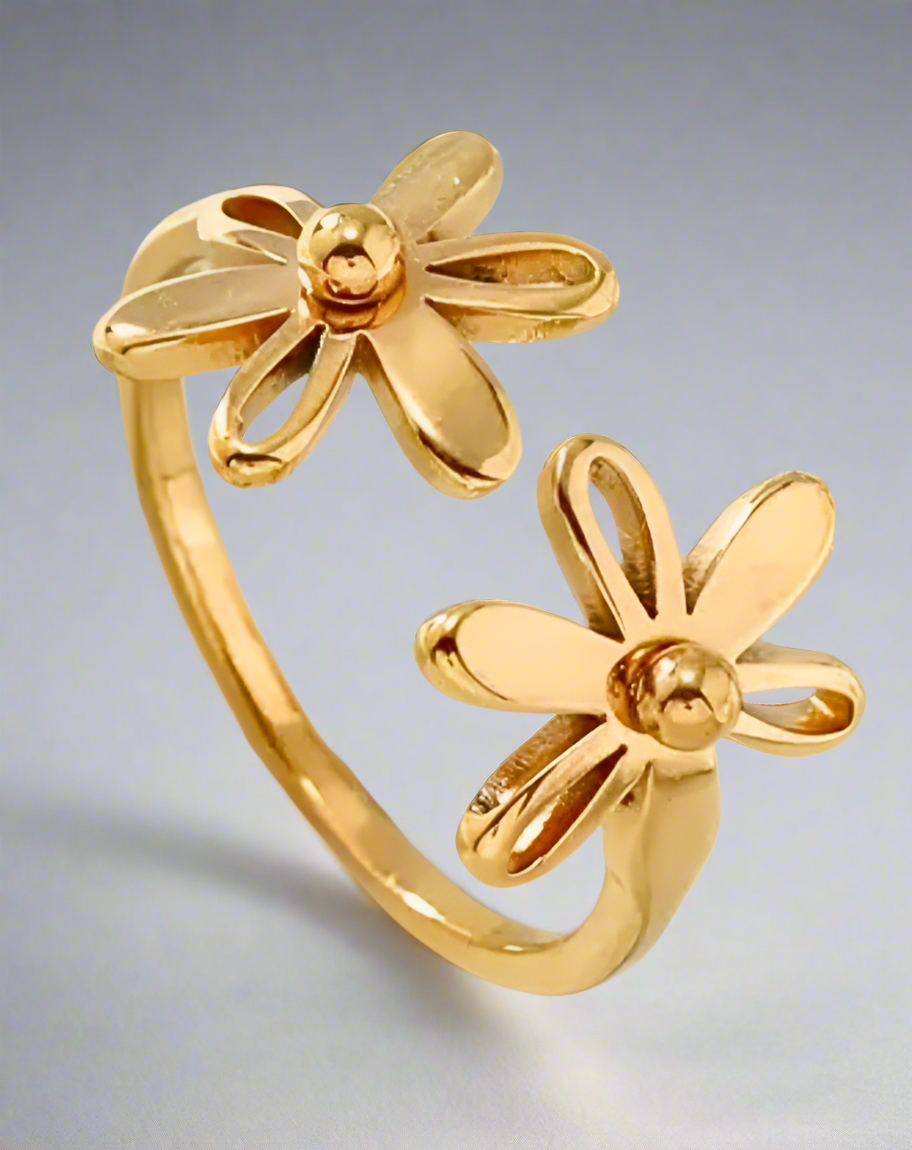 Gold Twin Daisies
