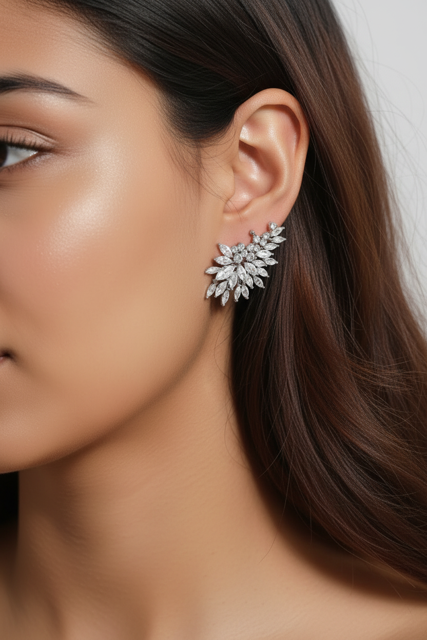 Luxe Crown Studs