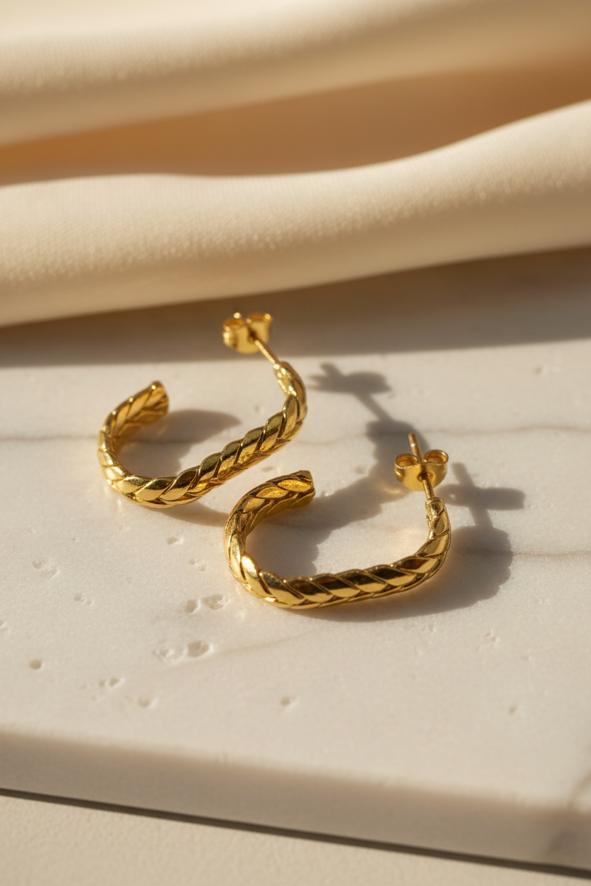 Velora C-Twist Hoops