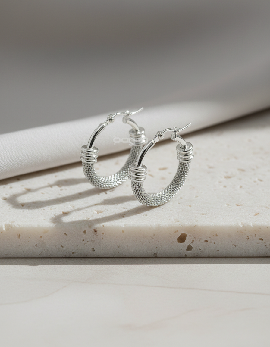 Silver Mesh Twist