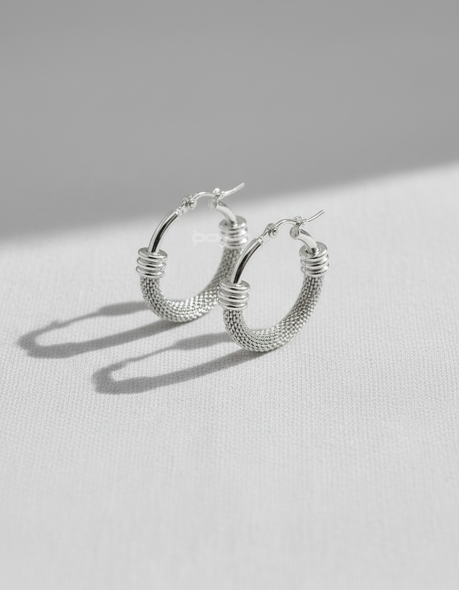 Silver Mesh Twist
