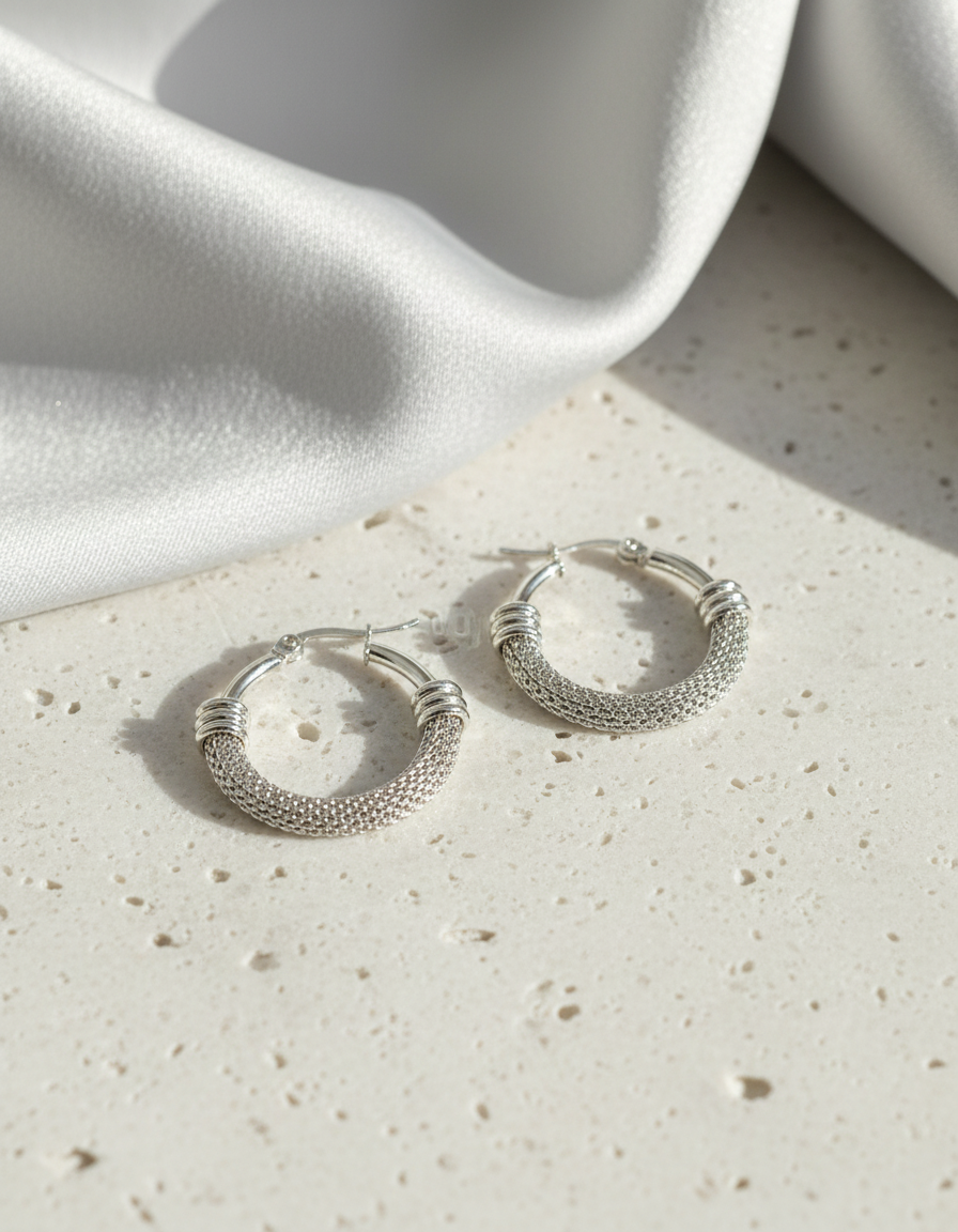 Silver Mesh Twist