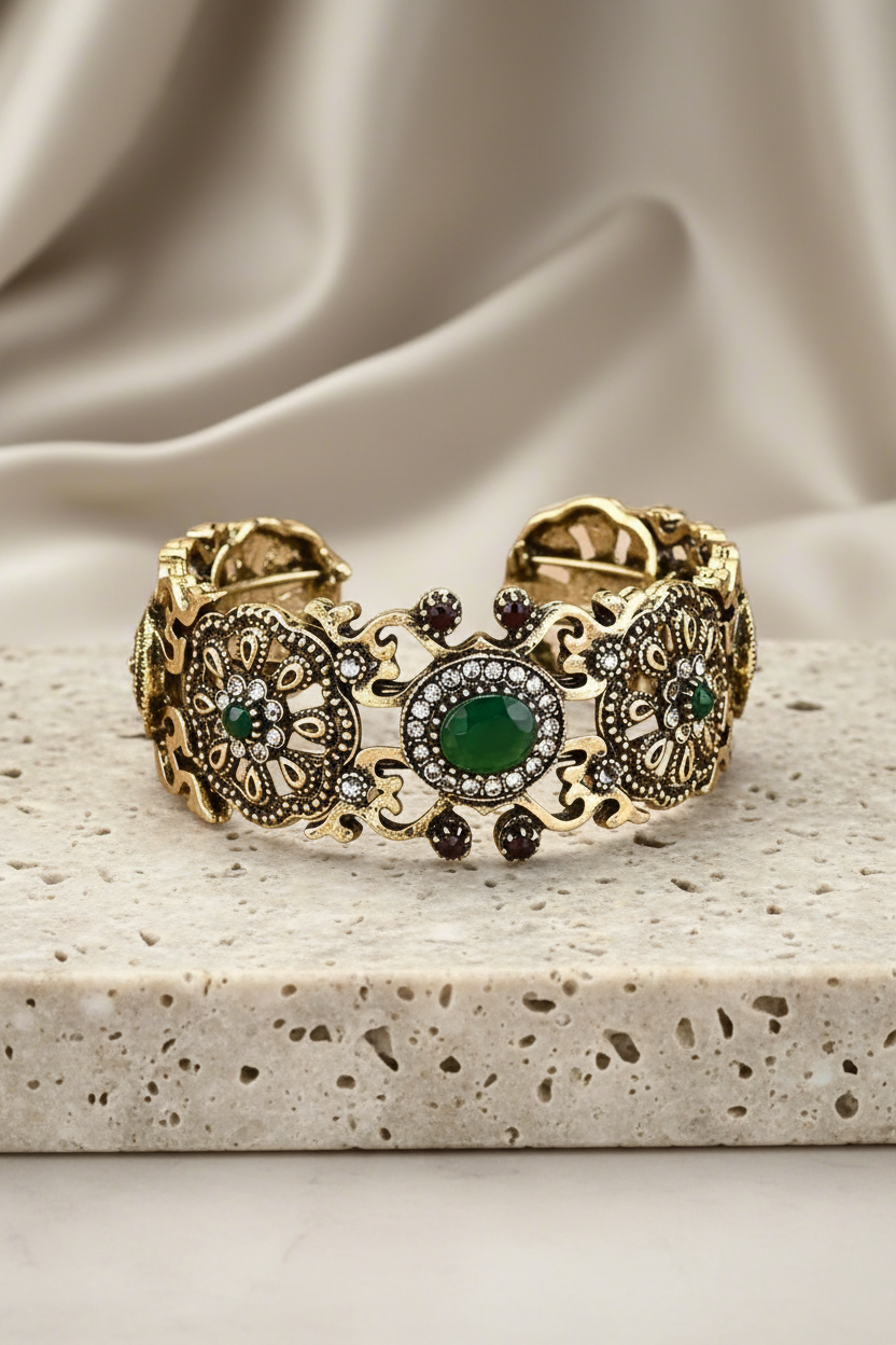 Vintage Emerald Bracelet
