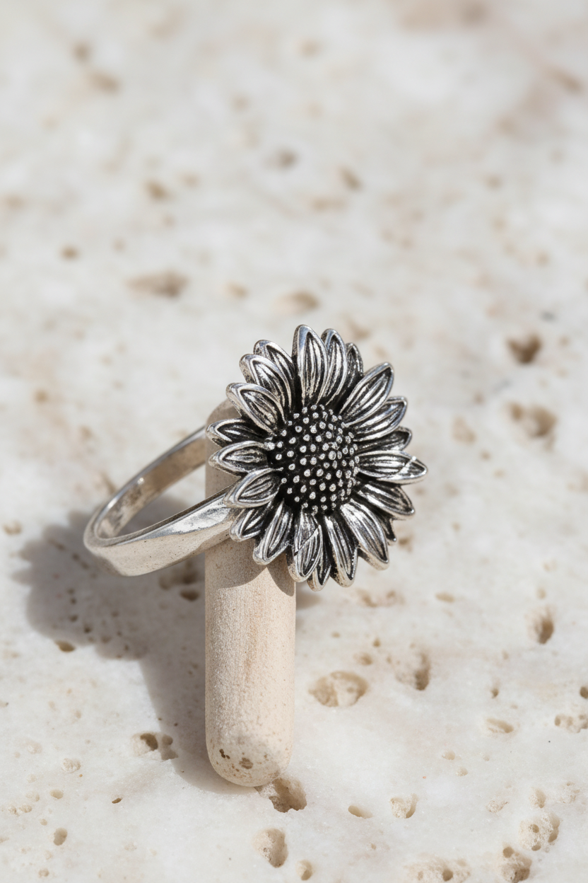 Sunflower Retro ring