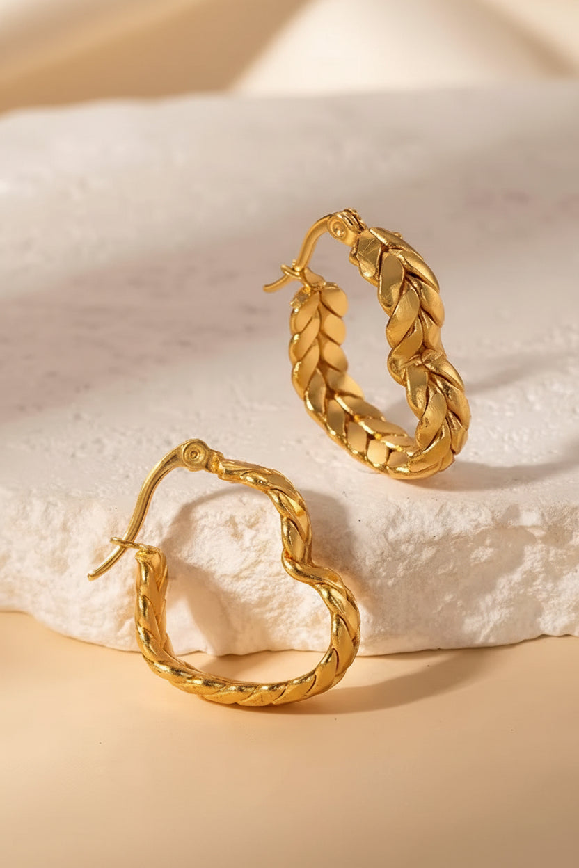 Velora H-Twist Hoops