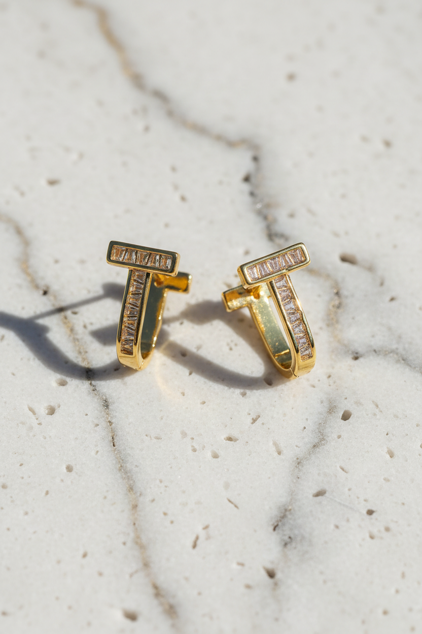 Luxe T-Line Studs
