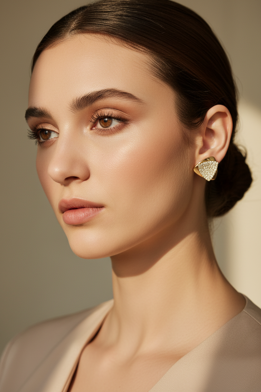 Ivory Luxe Studs