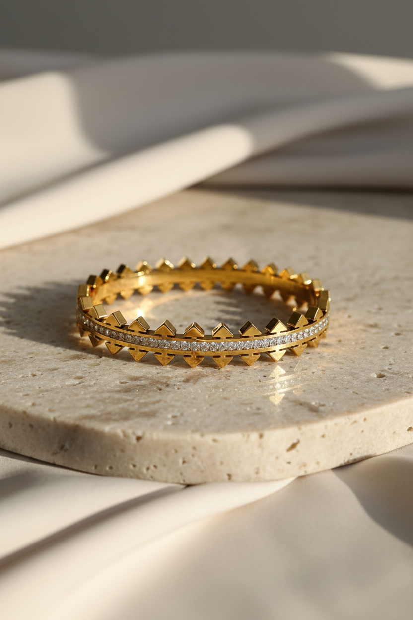 Golden Crown Cuff
