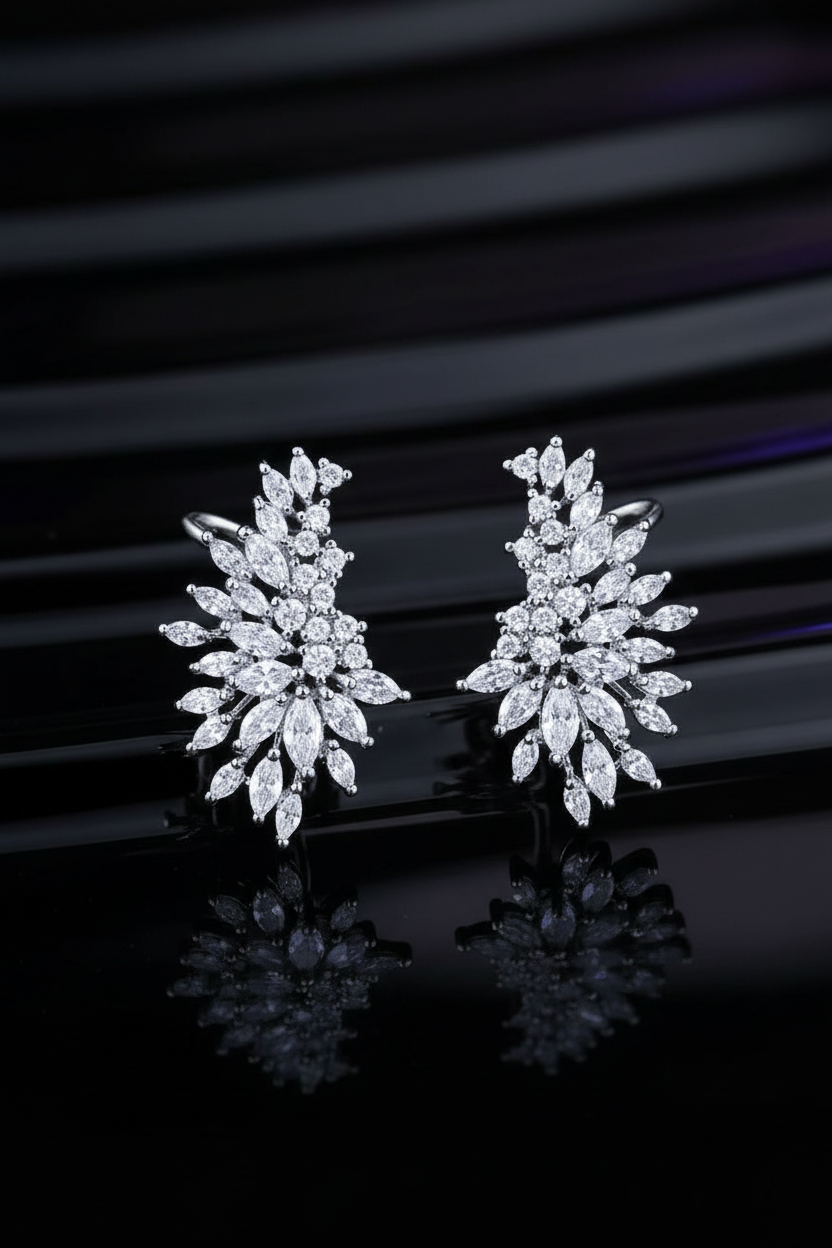 Luxe Crown Studs