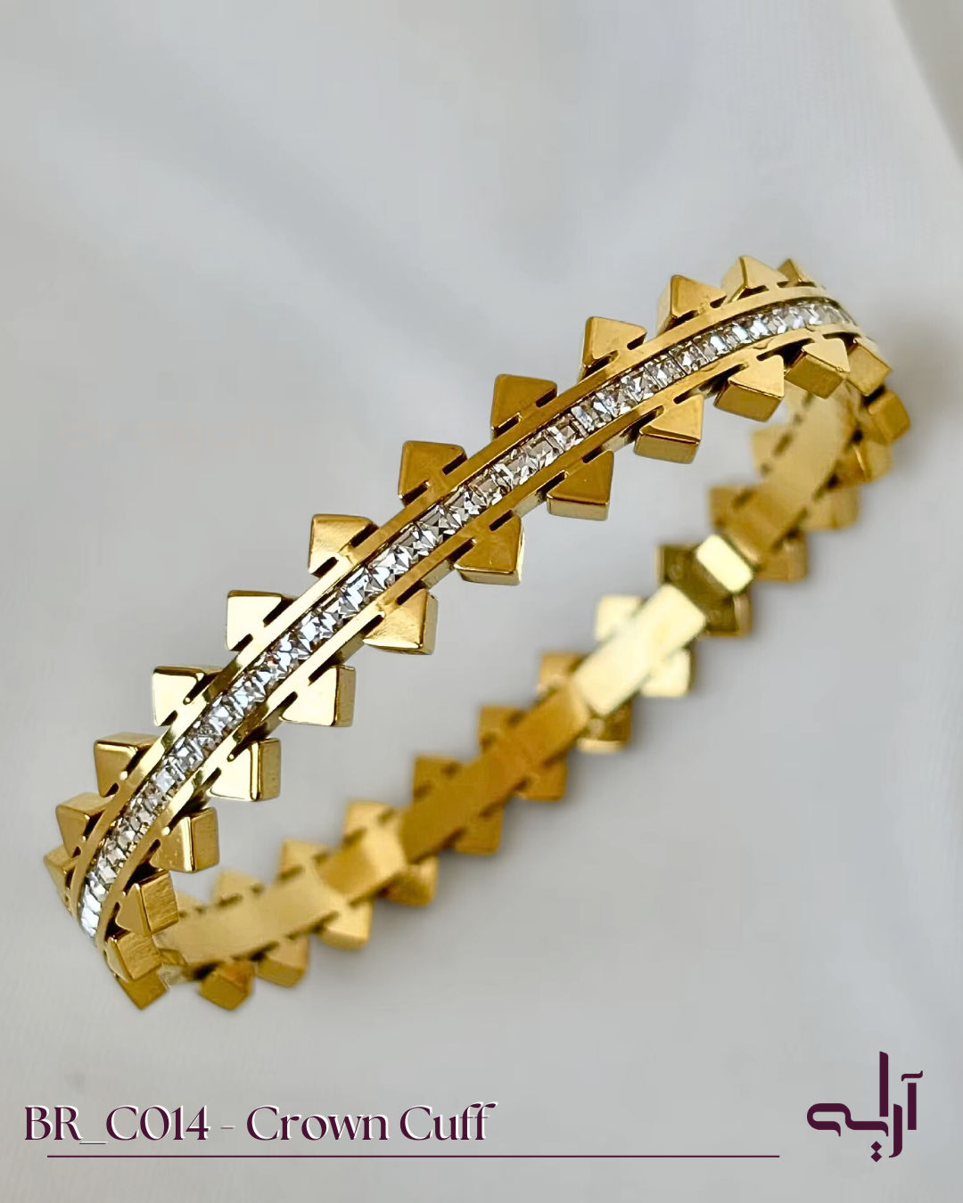 Golden Crown Cuff