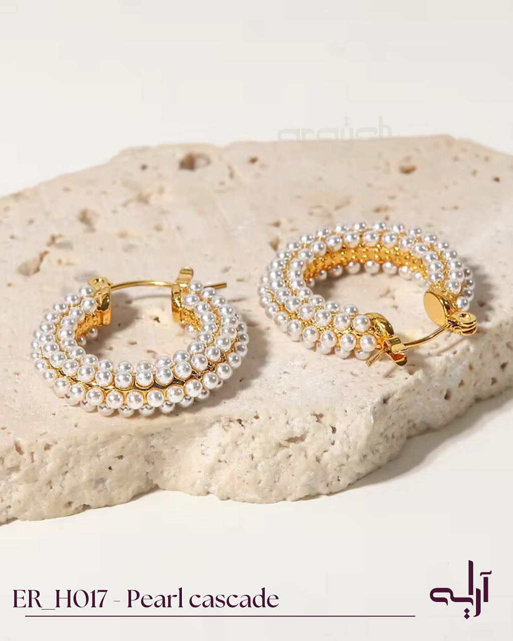 Pearl Cascade Hoops